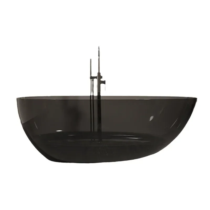 

Crystal, bathtub, colorful, transparent, artificial stone, freestanding, bathtub, hotel