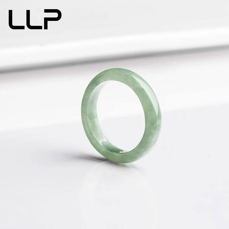 Natural Cargo Bean Seed Emerald Ring, Elegant Charm Gift