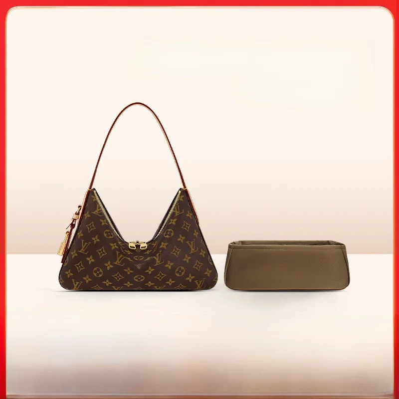 

Нейлоновая сумка-органайзер для подмышек, небольшая внутренняя молния для хранения, сумка для подмышек LV Slouchy, 2024, осенняя мода