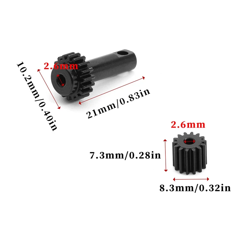 YSUN-RC Auto Upgrade Wave Box Getriebe Upgrade Stahl Zähne Kit Für TRAXXAS Slash2wd/Rustler/Bandit RC Auto upgrade Teile