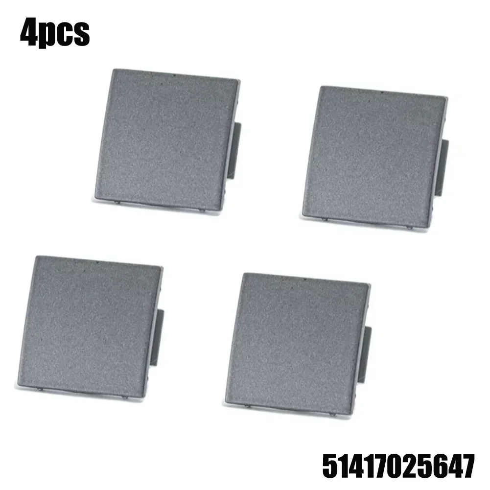 4 Pcs Door Panel Cover Plug For BMW 7 Series E65 E66 745i 02-08 Gray New Hot Model Fixed Panel Cover Automotive Replacement Part