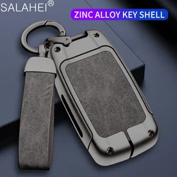 Zinc Alloy Car Key Case Cover Keychain Holder For ACURA RLX RDX MDX ILX TLX Keyless Remote Protection Fob Shell Auto Accessories