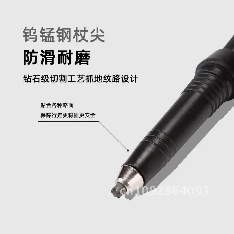 

Walking Aluminum Outdoor Hiking Anti Shock Walking Trekking Climbing Telescopic 110CM Ultralight Sticks Canes Poles