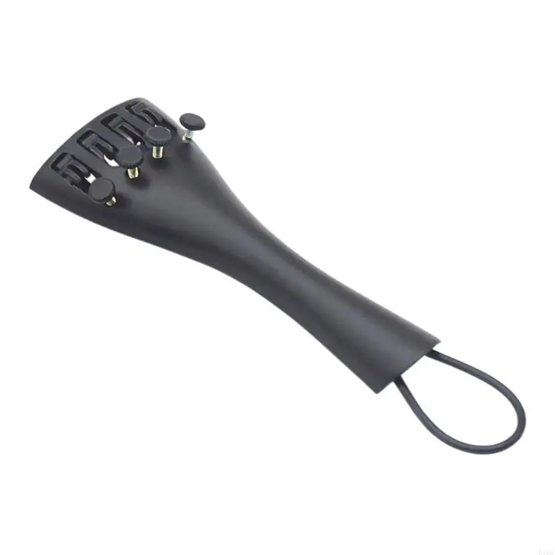  Sound Quality Violin Tailpiece Intonation Wraparound Bridge Violin Tailpiece for Fiddle Violin Stringed Instruments