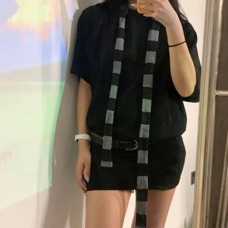 

72XE Long Scarf for Women Girl All Matching Striped Thin Scarf Outdoor Narrow Neck Scarf Fashion Photosnap Neckwear Neck Wrap