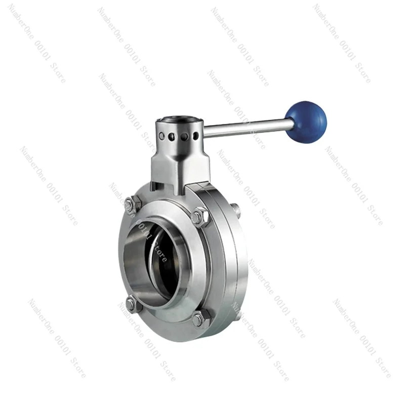 Manual Sanitary Butterfly Valve 304 Stainless Steel Clamp Butterfly Valve