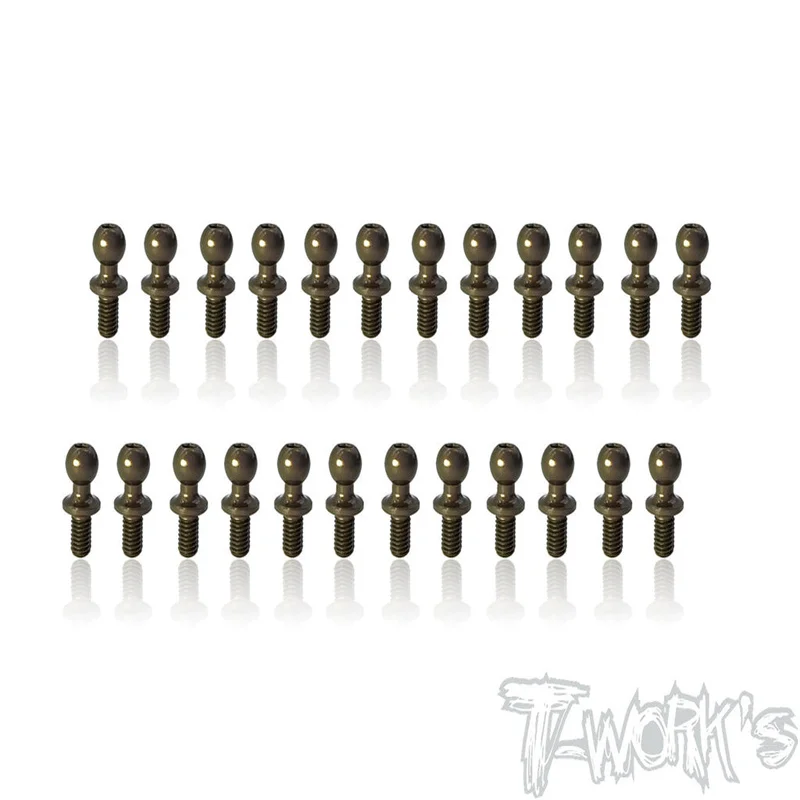 Original T works TE-TC01-E 7075-T6 Hard Coated Alum.Ball End Set ( For Tamiya TC-01 ) 24pcs.ssional Rc part