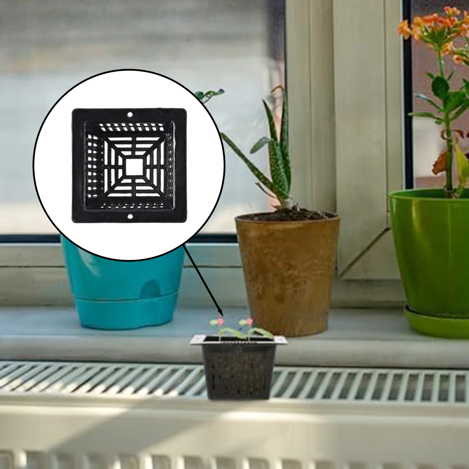 Pack of 10 Net Pots Enhance Your Water Culture Gardening Experience with Optimal Aeration and Drainage Solutions