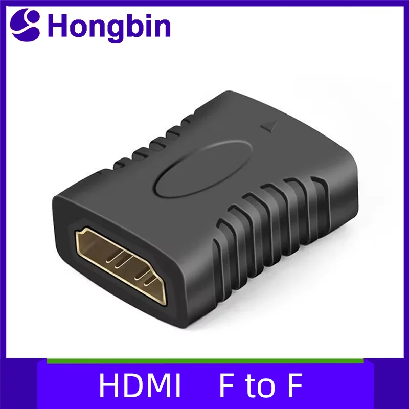 HDMI Female-to-Female Adapter Cable Extension High Definition Multimedia Interface Straight through Connector