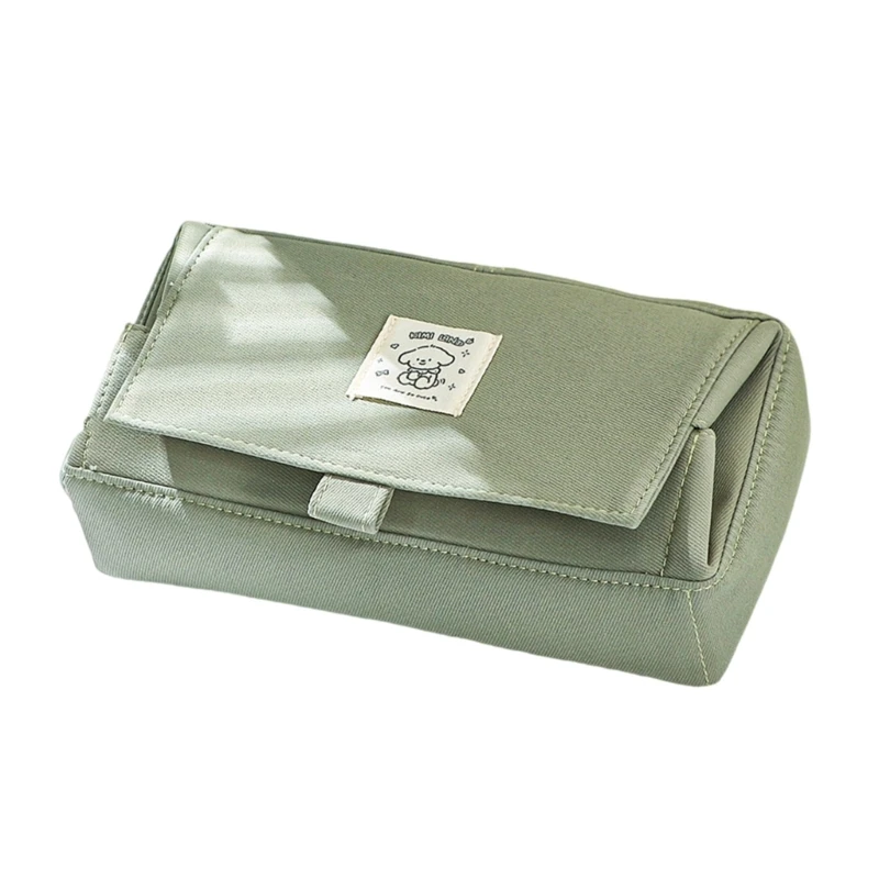 حافظة أقلام متعددة الأغراض ذات سعة كبيرة وحقائب أقلام من القماش وحافظة أقلام مكتبية وحامل منظم للطالبات الأولاد والبنات