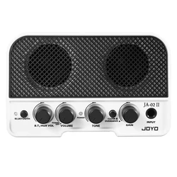 JOYO JA-02 II Mini-Gitarrenverstärker-Lautsprecher, tragbarer 5-W-Bluetooth-Akustikgitarrenlautsprecher mit Clean- und Overdrive-Kanal