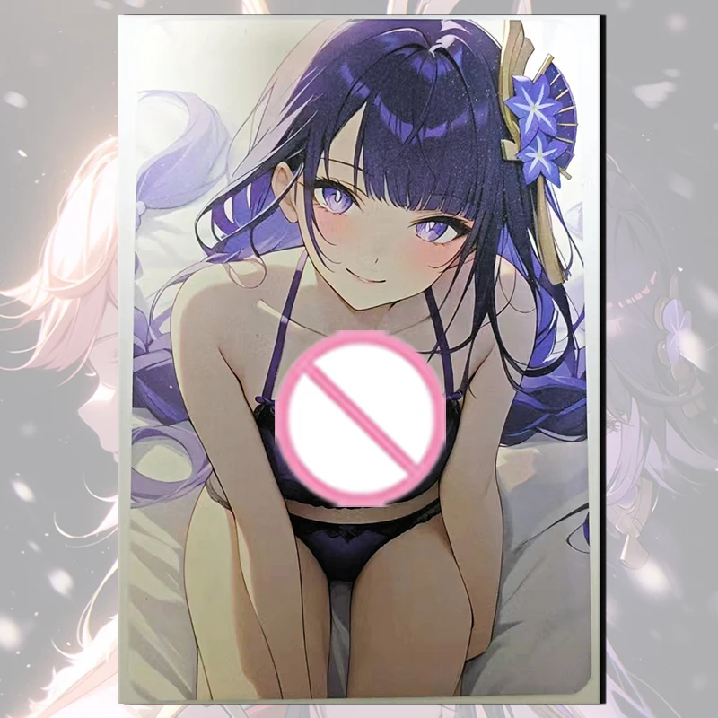 Goddess Story Uncharted Garden Carta smerigliata A5 Yae Miko Yoimiya Yelan Sangonomiya Kokomi ragazzo Collezione di giocattoli Regali di compleanno