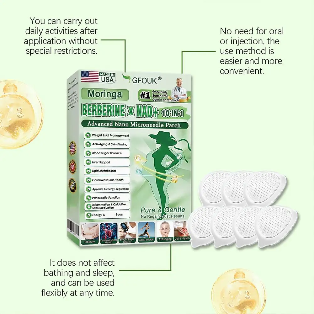 0.2mm Ultra-Thin 10-in-1 Nano Microneedle Microdarts Patch Natural Moisturizing Firming Skin Care For Women Men - view 5