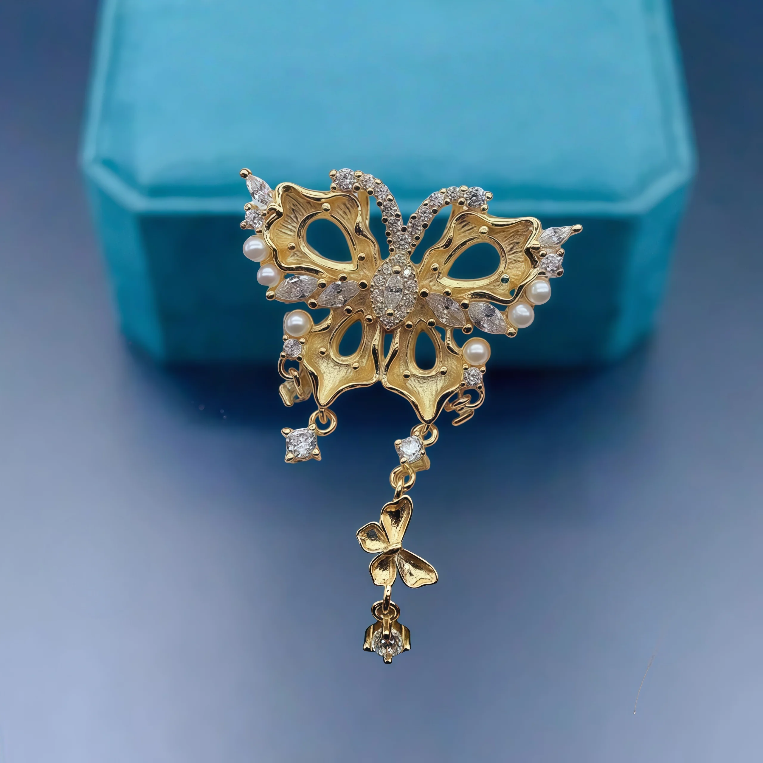 

Модный пустой держатель для подвески «сделай сам», стерлинговое серебро S925, 3*5/4*5 мм, камень с каплями воды, тонкая бабочка, дизайн, очаровательные ювелирные изделия для женщин