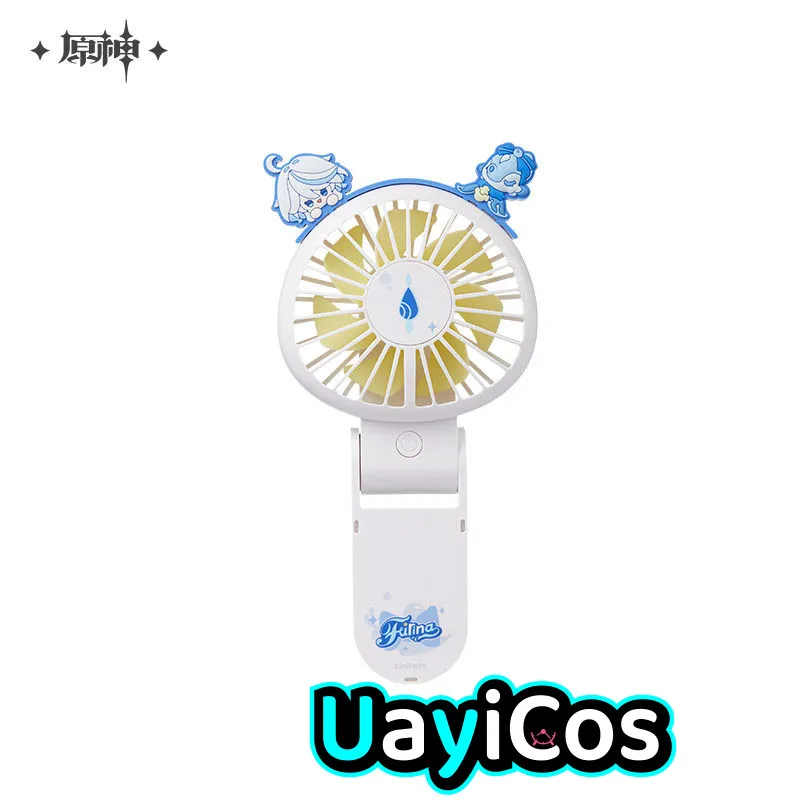 

Official Fan Genshin Impact Midsummer Party Theme Klee Hu Tao Furina Folding Portable Hand-held Small Fan Ornament Anime Game To