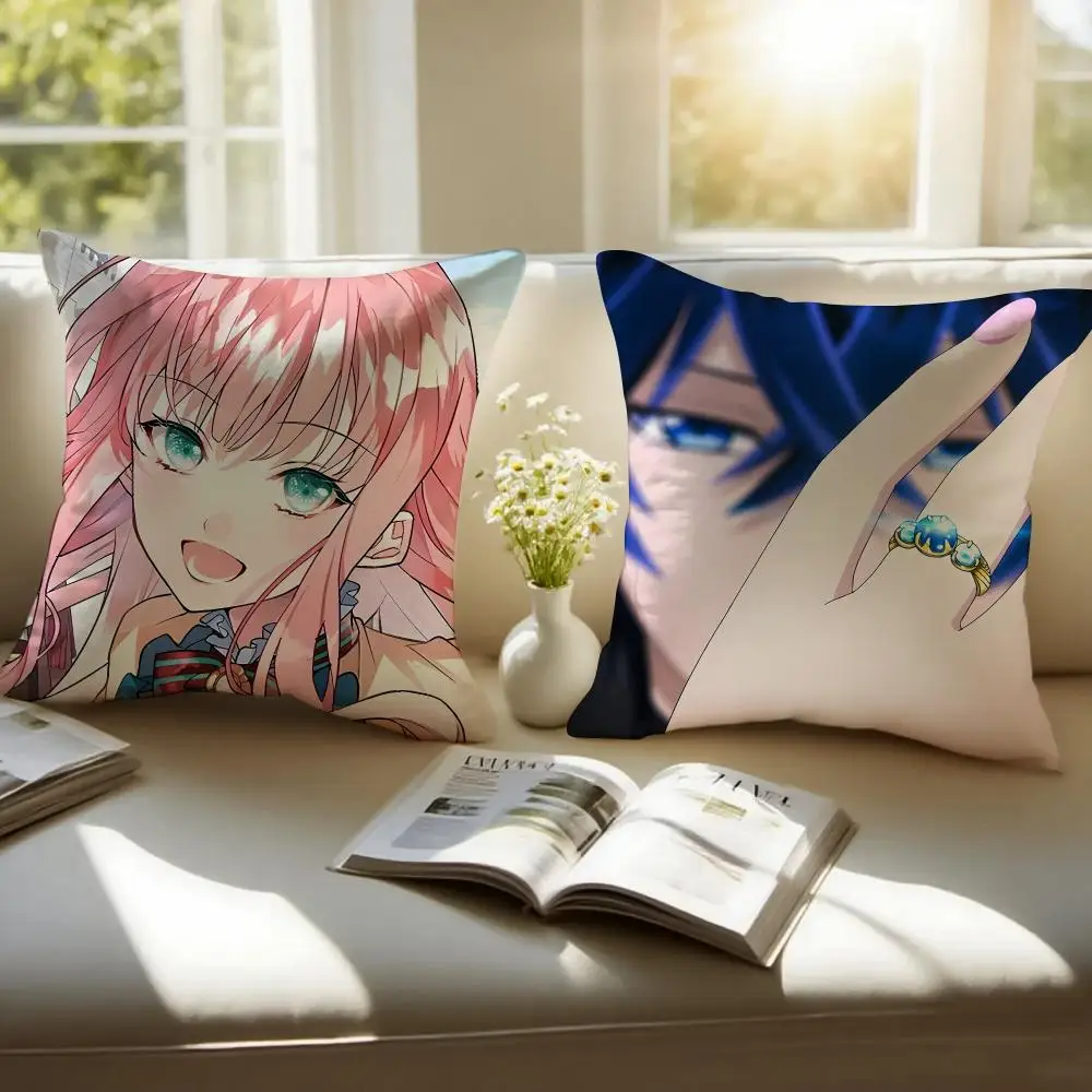 7th Time L-Loop ANIME Cushion Cover Cushion Cover Soft & Easy-Wash Pillow Case – Versatile For Couch, Bed, Travel And Office