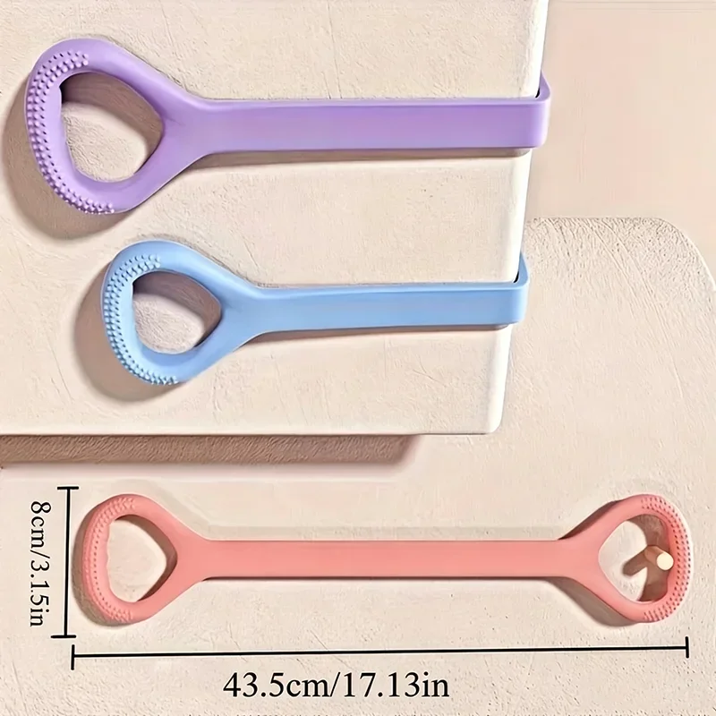 1pc ProFlex 8-Shaped Silicone Yoga Resistance Band - Universal Elastic Fitness Stretching Rope for Back, Waist, Arm Exercise image 6
