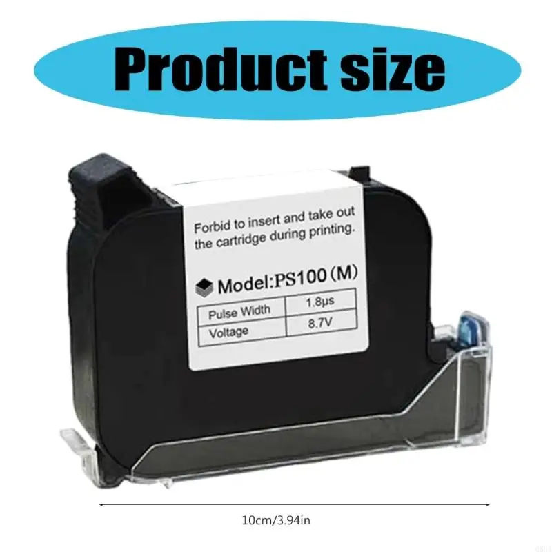 Q84A PS100 (M) Hộp mực đen cho máy in cầm tay, độ bám dính nhanh và mạnh mẽ