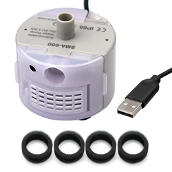 SMA-800 USB 워터 펌프, DIY 고양이 반려동물 식수대, 저소음 브러시리스 모터, 수중 펌프, DC 5V, 1A, 40cm, 160L