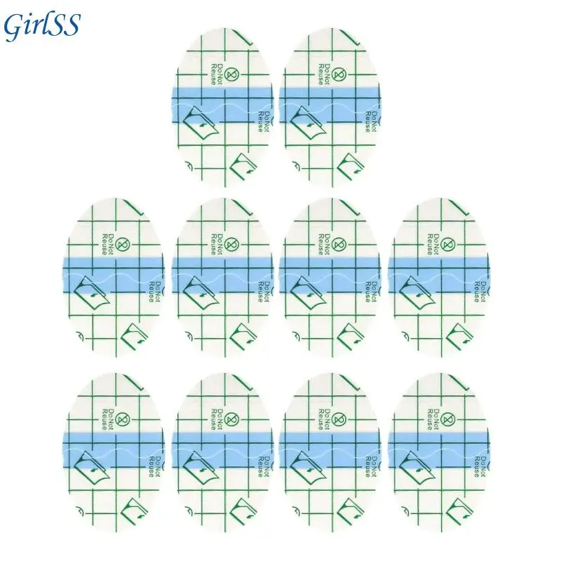 10Pcs Discreets Back Of Shoe Protectors Flexible AntiRub Adhesive Pads Invisible Heel Sticker For Evening Dress Shoes T4MB