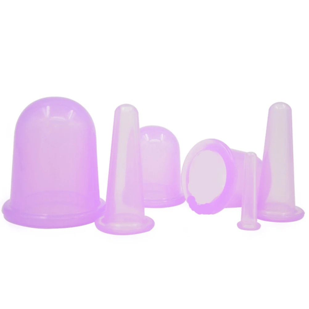 

2 Pcs Vacuum Cupping Therapy Cups Household Silicone Suction Anti-cellulite Massage Body