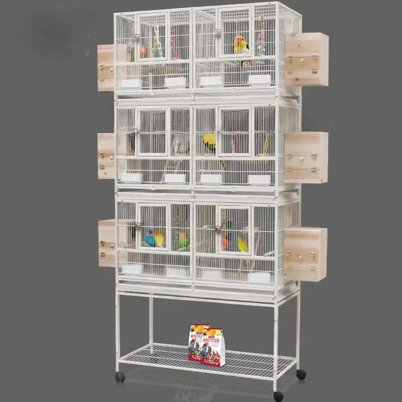 

Large Parrot Bird Cages Garden Budgie Lovebird Canari Stand Bird Cages Feeder Outdoor Jaula Para Pajaros Pet Products YY50BC