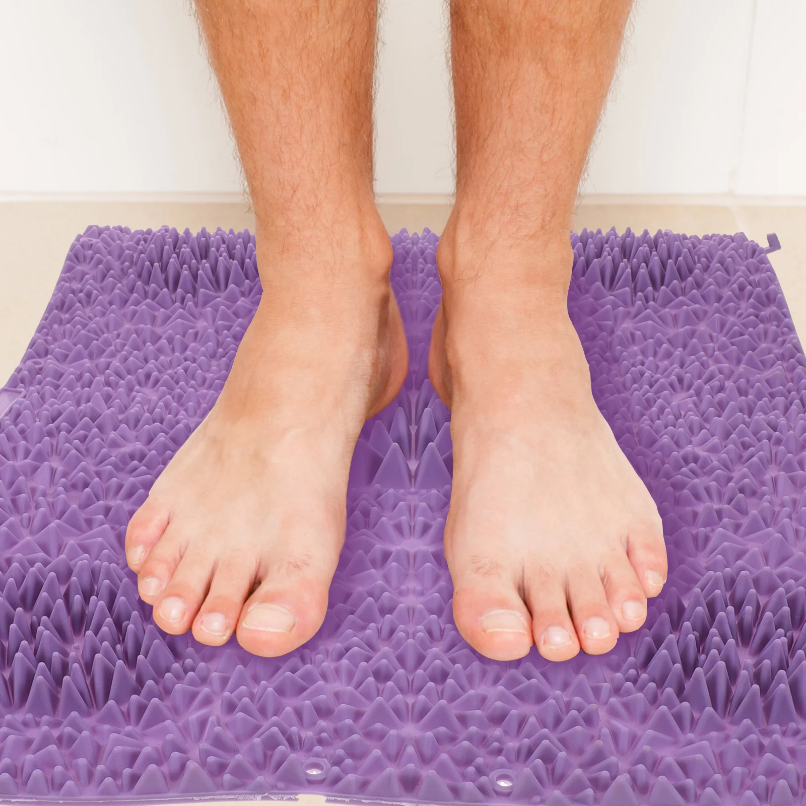 

Foot Sole Massager Reusable Plastic Acupoint Stimulation Mat Walking Foot Massager For Blood Circulation Relaxation Gift