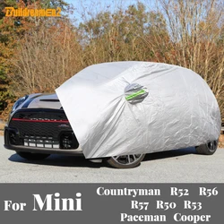 Full Car Cover Auto Anti UV Sun Snow Rain Wind Protect Cover For Mini Countryman Paceman Cooper R50 R53 R52 R56 R57