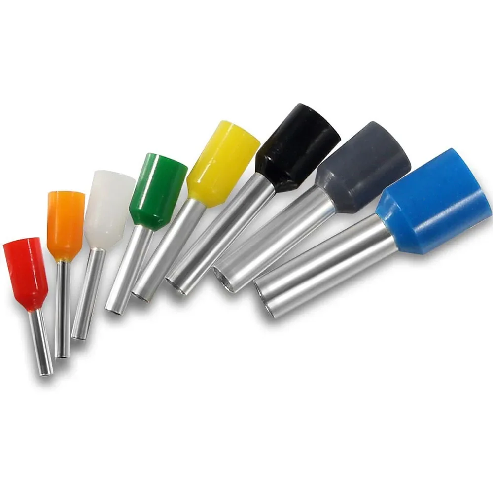 جديد 200-1500 قطعة سلك متين ربط معزول موصل تجعيد المنهي الباردة ضغط معزول Termina سلك موصل