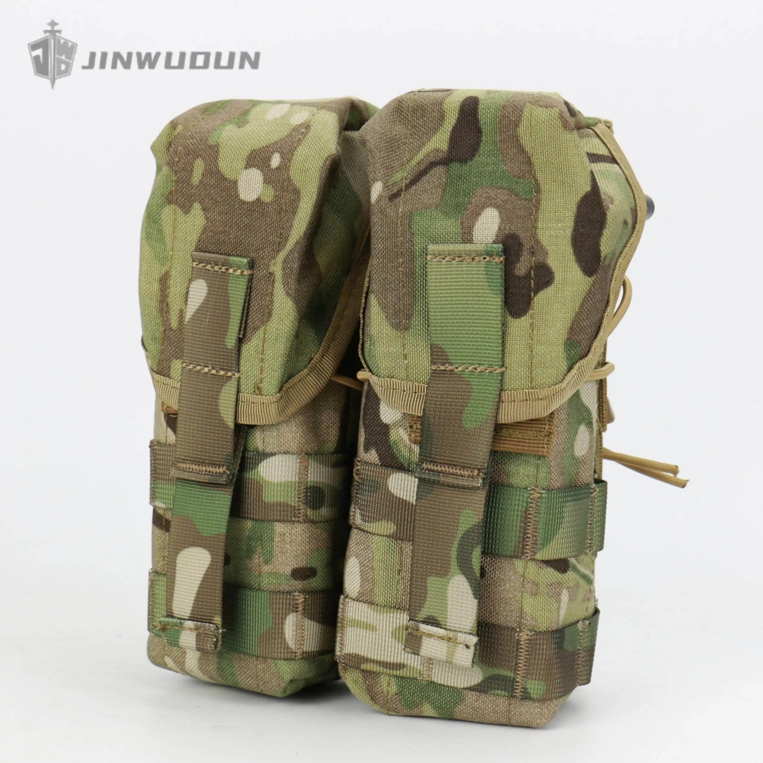 Chaleco táctico MOLLE nylon 1000D con doble portacargadores para AK/AR - imagen 3