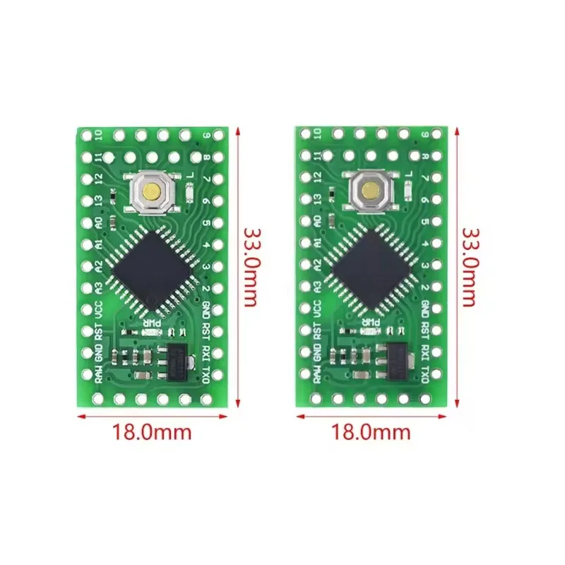 Immagine 4: LGT8F328P LQFP32 MiniEVB 3.3V / 5V sostituisce Pro Mini ATMEGA328P completamente compatibile per Arduino UTILIZZA il driver HT42B534-1