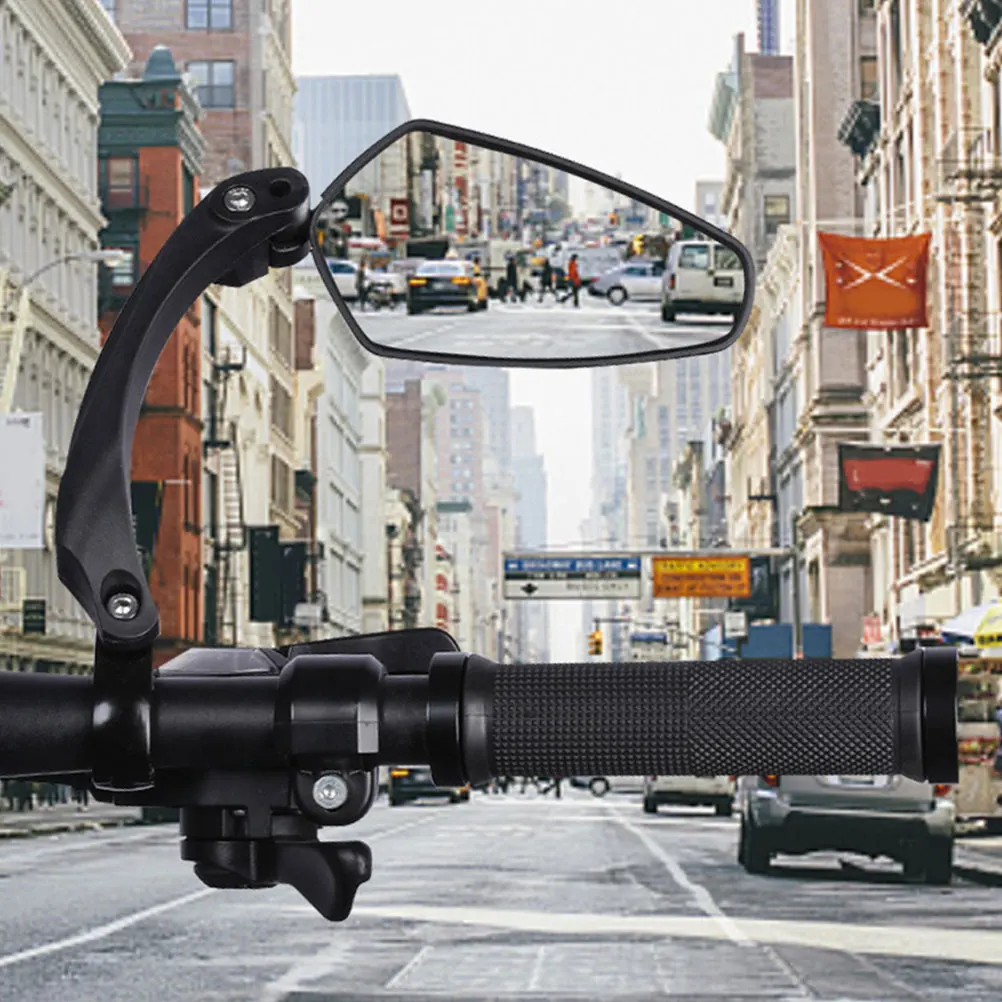 

1Pcs Bike Rearview Mirror High Definition 360 Degree Rotatable Sturdy Handlebar Safety Reflective Mountain Bike Mirror Universal