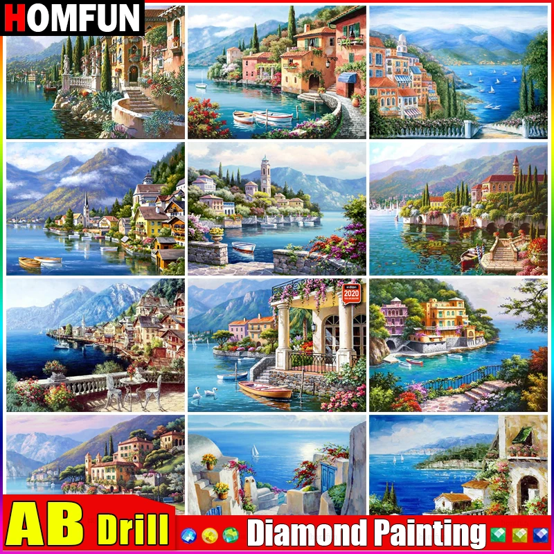 HOMFUN AB Full diamond Painting \