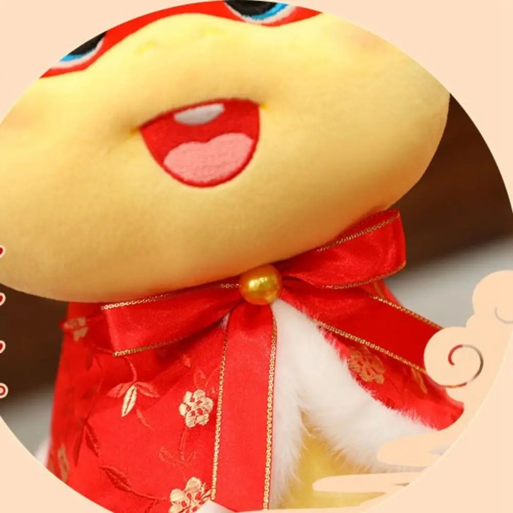 

Creative Cute Lucky Bag Snake Doll Snake Mascots Spring Festival Soft Snake Figure New Year 2025 Snake Year Plush Snake Doll