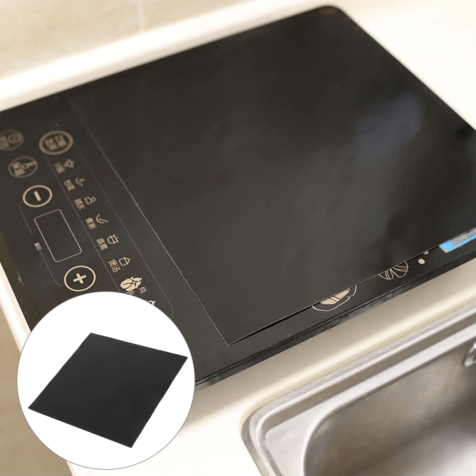 

Silicone Induction Cooktop Mat Heat-Resistant Wear-Resistant Oil-Proof Countertop Protector Cooking Mat For Kitchen Hot Pot