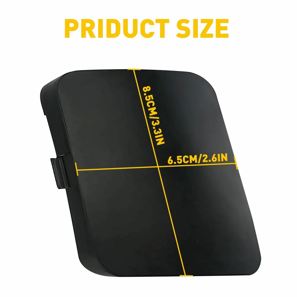 2Pcs Front Bumper Tow Hook Cover Towing Eye Covers For Toyota RAV4 2006 2007 2008 Car Accessories Right Left Trailer Eye Cap Lid