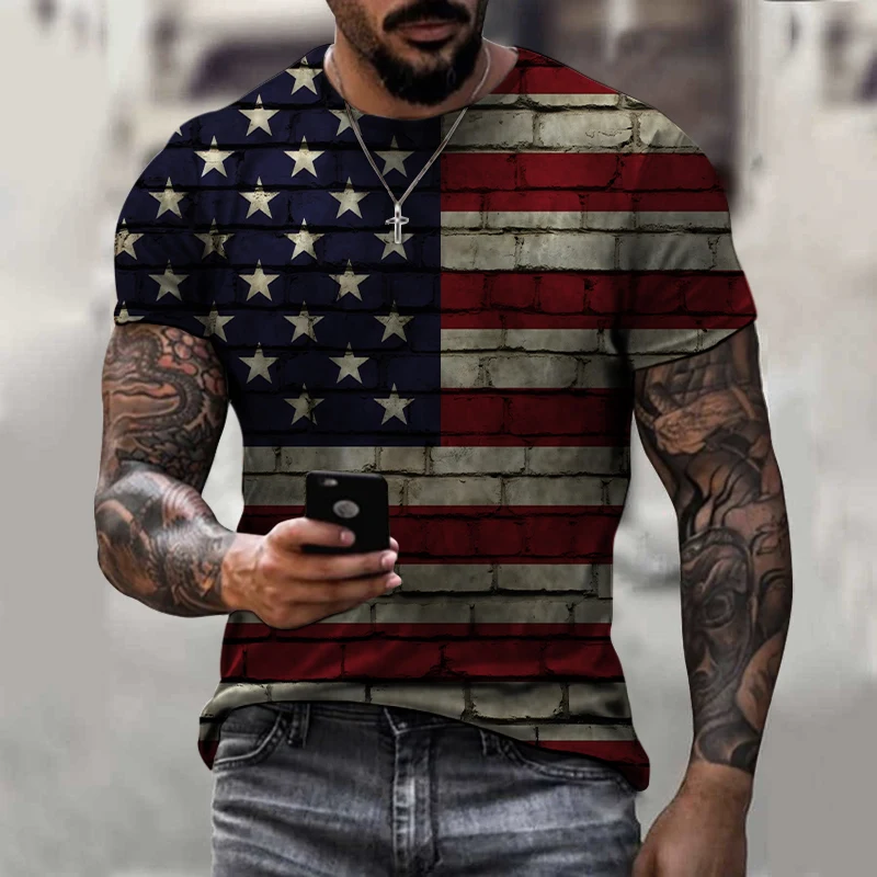 

3D Printed Men Clothing Summer Outdoor Casual Men's T-Shirt Comfortable Sports Short Sleeves Street Fashion Crewneck Tops