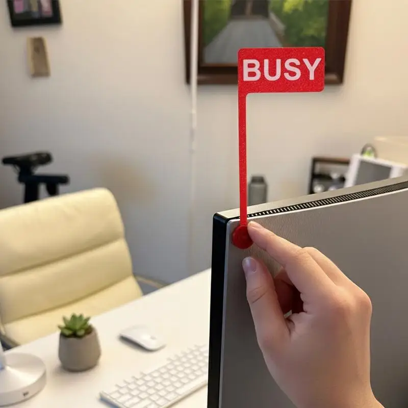 Professional Busy Flag Sign Innovative Home Office Gift for Busy & On Call Individuals