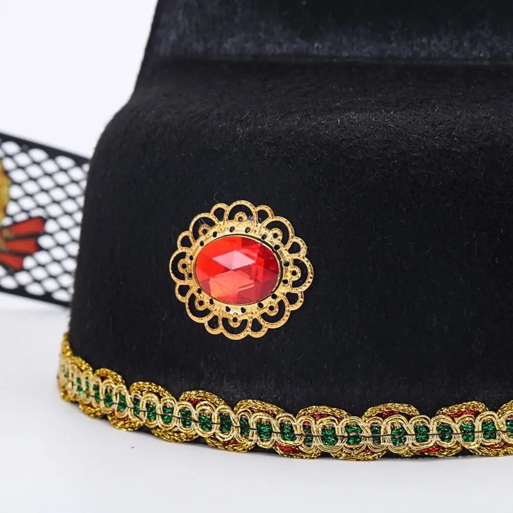 Photograph Prop Cosplay Ancient Costume Opera Hat Black Gauze Cap Chinese Style Hat Hanfu Accessories Number One Scholar Cap