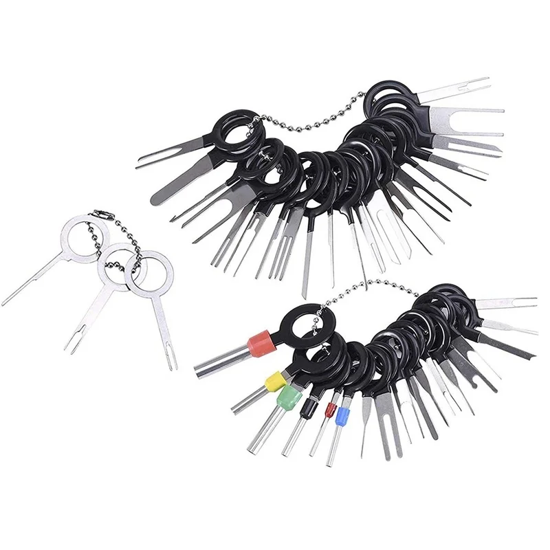 Auto Repair Key Set Car Terminal Removal Tool Electrical Wire Crimp Connector Pin Needle Extractor Kit Plug 76/100/146pcs