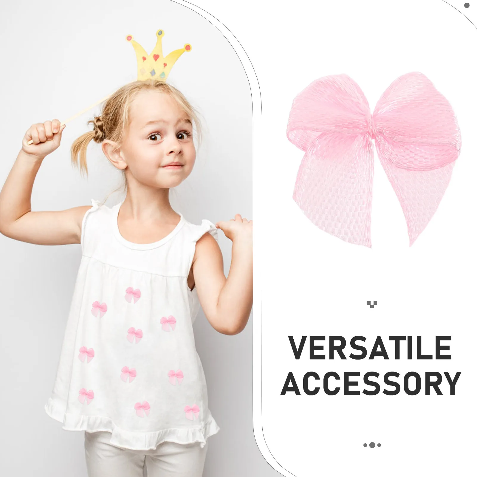 200 шт. детские банты для волос розовые мини-банты для девочек легкие долговечные полиэстеровые поделки своими руками сувениры для вечеринок аксессуары для волос