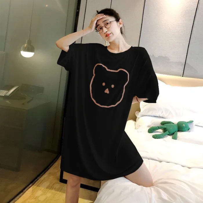 Gothic Maternity and Baby Nightdress Disney Funny Cartoon T-shirt Women Lilo Stitch T-shirt Skirt Graphic T-shirt Hip-Hop Top T-