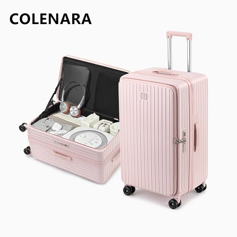 COLENARA Rolling Suitcase Student Boarding Box Large Capacity Trolley Case 20