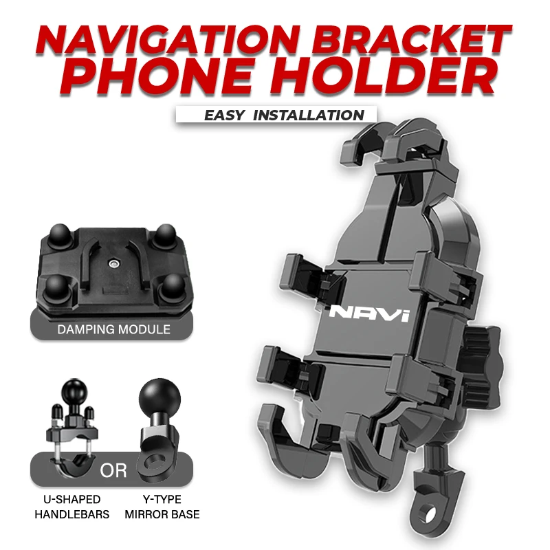 

Мотоциклетный держатель для телефона, навигационный кронштейн для езды, противоударный для HONDA DREAMWING Navi 110 Navi 110 Navi 110, аксессуары
