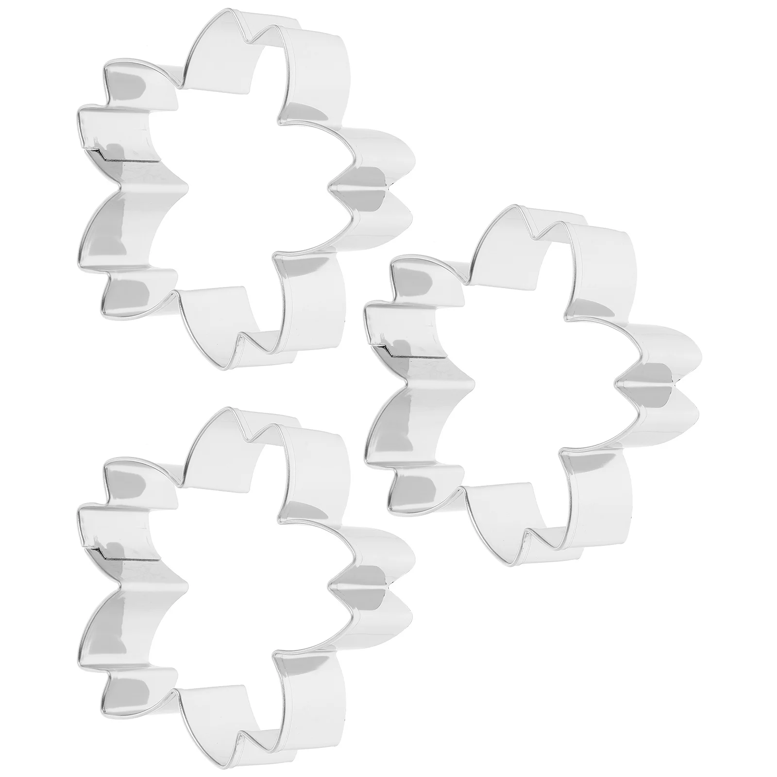 

3Pcs Cherry Cutters Stainless Steel Smooth Edge Baking Tool for DIY Cookies Fondant Chocolate Crafts Small