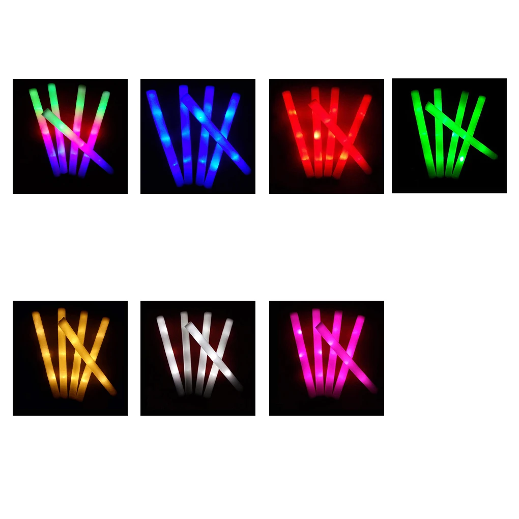 Glow Stick Nightclub Wedding Birthday Flashing LED Sticks Emergency Glowstick Luminous Wand Lighting Decoration