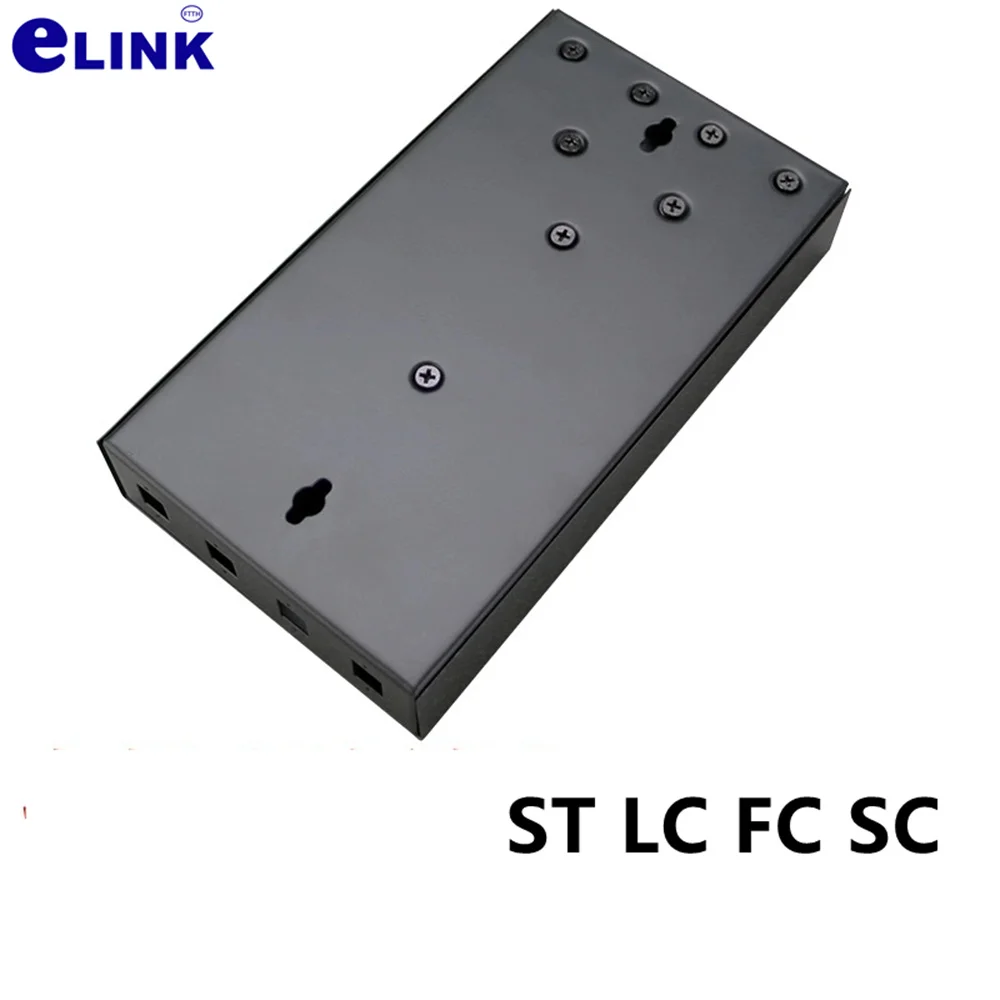 оптоволоконная клеммная коробка, 2/4/6/8 портов, утолщенная пустая коробка LC SC FC ST, полностью оснащенная одномодовая многомодовая коробка с пигтейлами