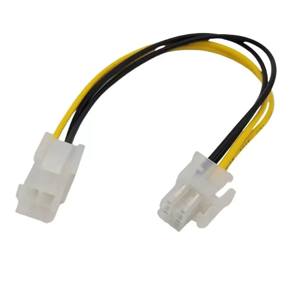 CPU P4 4Pin Male to Female ATX Power Extension Cord for Desktop PC Motherboard Chassis Internal PC Power Supply Connect Cable