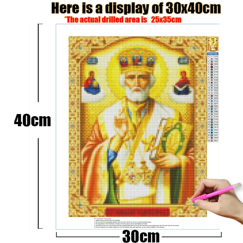 Christ People 5D Diamond Painting Jesus Portrait Diamond Mosaic Painting KitsFull Square/Round Rhinestone Embroidery DIY Gift