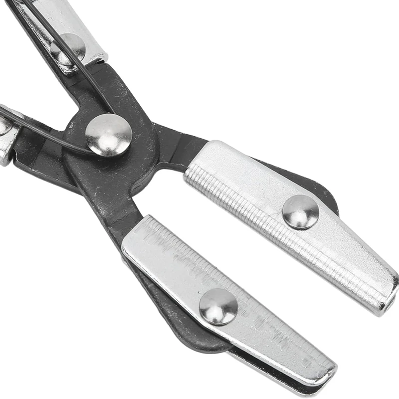 ABBO-Hose Clamp Pliers For Automotive And Machine Maintenance, 10-Inch Universal Hose Pinch Off Plier With Ratcheting Jaws